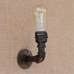 40W E27 BG817 Nostalgia Simple Water Pipe Decorative Small Wall Lamp Wall Light