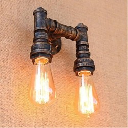 40W E27 BG820-2 Nostalgia Simple Water Pipe Decorative Small Wall Lamp Wall Light