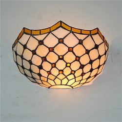 30cm Retro Country Wall Lights Glass Shade Living Room Bedroom Restaurant Cafe Bar Wall Sconces