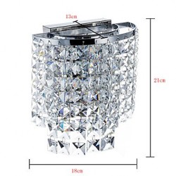 40W E12 / E14 Modern/Contemporary Electroplated Feature for Crystal,Downlight Wall Sconces Wall Light