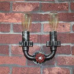 2 Heads Vintage Industrial Metal Wall Lights Restaurant Cafe Bar Decoration lighting