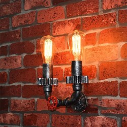 2 Heads Vintage Industrial Metal Wall Lights Restaurant Cafe Bar Decoration lighting