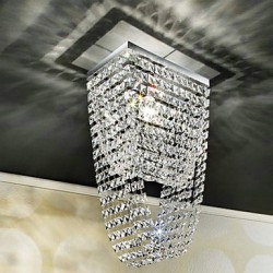 Max 60W Modern/Contemporary Crystal / Mini Style Electroplated Flush Mount Living Room / Dining Room