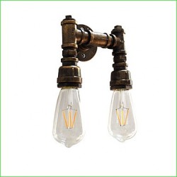 4 E27 Rustic/Lodge Traditional/Classic Antique Brass Feature for LED Bulb Included,Ambient Light Wall Sconces Wall Light