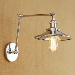 40W E26/E27 Rustic/Lodge Country Retro Electroplated Feature for Mini Style Swing Arm Bulb Included,Ambient Light