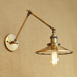 40W E26/E27 Rustic/Lodge Country Retro Electroplated Feature for Mini Style Swing Arm Bulb Included,Ambient Light