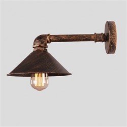 Max 60W Water Pipe Wall Lights Retro Industrial Style Creative Country Metal Restaurant Cafe Bars Bar Table Wall Sconces