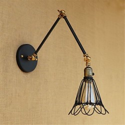 40W E26/E27 Rustic/Lodge Country Retro Painting Feature for Mini Style Swing Arm Bulb Included,Ambient LightSwing