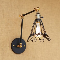 40W E26/E27 Rustic/Lodge Country Retro Painting Feature for Mini Style Swing Arm Bulb Included,Ambient LightSwing