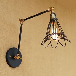 40W E26/E27 Rustic/Lodge Country Retro Painting Feature for Mini Style Swing Arm Bulb Included,Ambient LightSwing