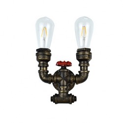 8 E27 Rustic/Lodge Traditional/Classic Antique Brass Feature for LED Bulb Included,Ambient Light LED Wall Lights Wall Light