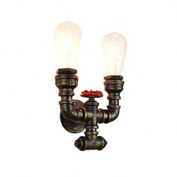 8 E27 Rustic/Lodge Traditional/Classic Antique Brass Feature for LED Bulb Included,Ambient Light LED Wall Lights Wall Light