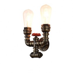 8 E27 Rustic/Lodge Traditional/Classic Antique Brass Feature for LED Bulb Included,Ambient Light LED Wall Lights Wall Light