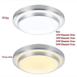 Flush Mount Lights LED 24W The Study Office Light Round Simple Modern Diameter 41CM