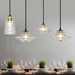 Single Head Glass Pendant Light Cafe