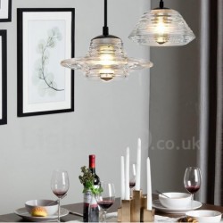 Single Head Glass Pendant Light Cafe