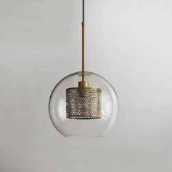 Modern Minimalist Nordic Style Personality Decoration Cafe Glass Ball Single Head Pendant Lights