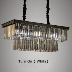 Retro Crystal Pendant Lights for Cafe Exibittion Hall