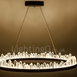 Crystal Pendant Lights Fashion Exquisite Circle Design