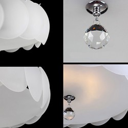 3 Light Glass Chandelier/ Modern Pendant Light/ Dinning Room, Living Room, Family Room, Bedroom