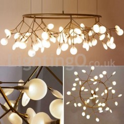 Luxury Post-modern Round Fireflies Chandelier