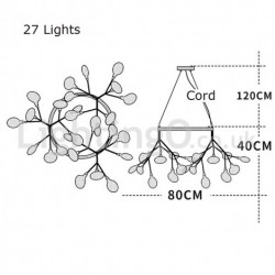 Luxury Post-modern Round Fireflies Chandelier