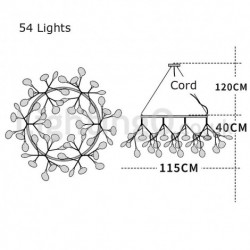 Luxury Post-modern Round Fireflies Chandelier