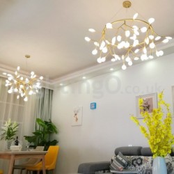 Luxury Post-modern Round Fireflies Chandelier