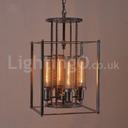 Retro Iron Gear Pendant Lights Cafe Room/Office