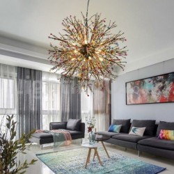 Nordic Dandelion Chandelier Children's Room Color Chandelier