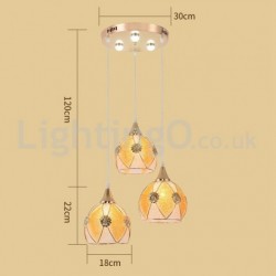 Cheap 1 Light / 3 Lights Modern Pendant Lights Entrance