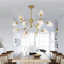 Nordic Postmodern Molecular Magic Bean Chandelier