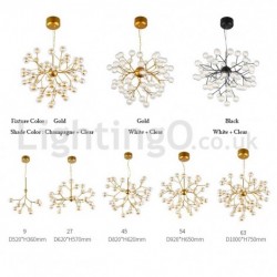 Nordic Postmodern Molecular Bubble Chandelier Glass LED Chandelier