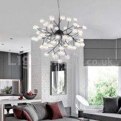 Nordic Postmodern Molecular Bubble Chandelier Glass LED Chandelier