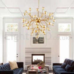 Nordic Postmodern Molecular Bubble Chandelier Glass LED Chandelier