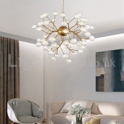 Nordic Postmodern Molecular Bubble Chandelier Glass LED Chandelier