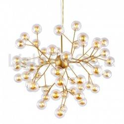 Nordic Postmodern Molecular Bubble Chandelier Glass LED Chandelier