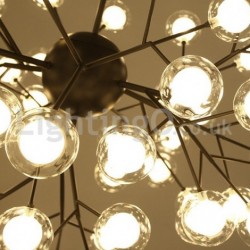 Nordic Postmodern Molecular Bubble Chandelier Glass LED Chandelier