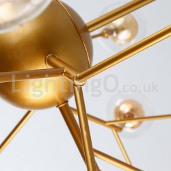 Nordic Postmodern Molecular Bubble Chandelier Glass LED Chandelier