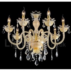 Crystal Luxurious Modern Contemporary Pendant Candle Chandelier