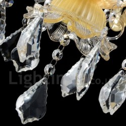 Crystal Luxurious Modern Contemporary Pendant Candle Chandelier