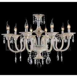 Crystal Luxurious Modern Contemporary Pendant Candle Chandelier