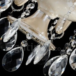 Crystal Luxurious Modern Contemporary Pendant Candle Chandelier