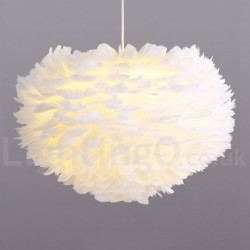 Multi Colours Feather Chandelier Modern Contemporary Pendant Light