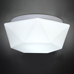 E27 220V 30*20CM 5-15銕reative White Diamond Glass Dome Light Absorb Led