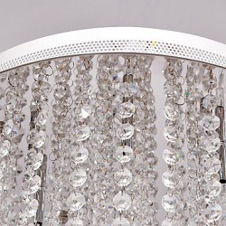 Max 10W Modern/Contemporary Crystal / Mini Style Electroplated Metal Flush Mount Living Room / Bedroom