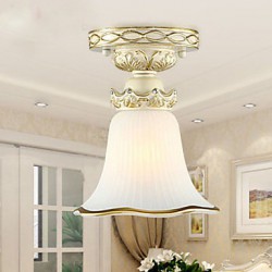 23*18CM Europe Type Resin Glass Dome Light Sweet Bedroom Study Led To Absorb Dome Light LED Lamp