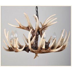 6 Light Rustic Artistic Retro Antler Vintage Chandelier