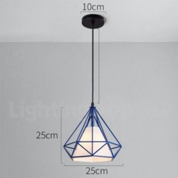 Nordic Retro Modern Contemporary Chandelier with Fabric Shade