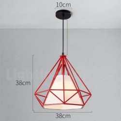 Nordic Retro Modern Contemporary Chandelier with Fabric Shade